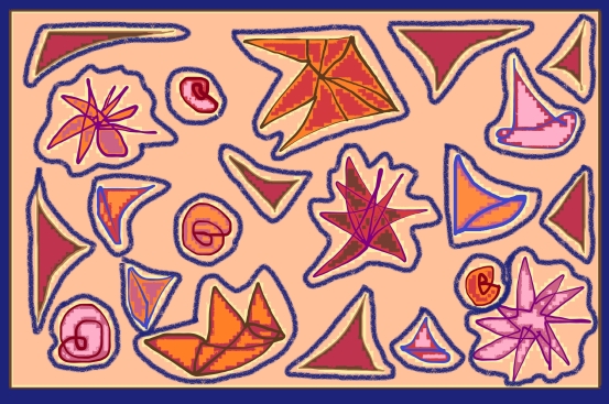 Smorgasbord3 abstract digital artwork by meenal