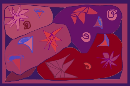 Smorgasbord4 abstract digital artwork by meenal
