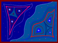 Eternal Sky abstract digital art by meenal