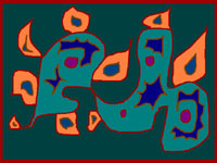Firest abstract digital artwork by meenal