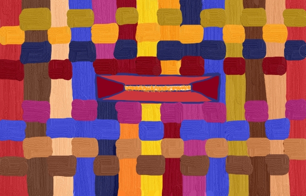 lattice4 abstract digital artwork by meenal