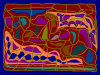 Matrix abstract digital artwork by meenal
