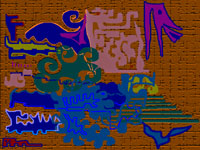 Strummings abstract digital artwork by meenal