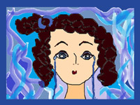 Inner Child Card11 abstract digital artwork by meenal