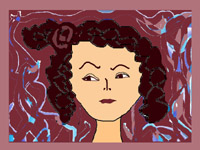 Inner Child Card 24 abstract digital artwork by meenal