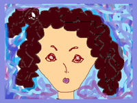 Inner Child Card 26 abstract digital artwork by meenal
