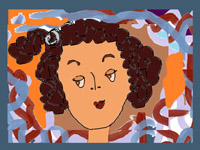 Inner Child Card 6 abstract digital artwork by meenal