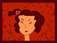 Inner Child Card 7 abstract digital artwork by meenal