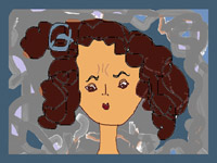 Inner Child Card 9 abstract digital artwork by meenal