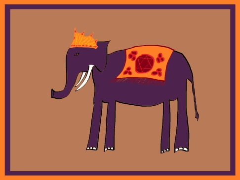 Elephant_expressive digital child art by meenal
