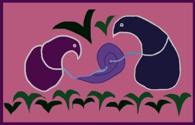 hen_egg2 abstract digital artwork by meenal
