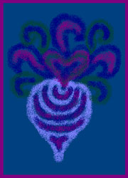 Conch Shell digital decorative art by meenal
