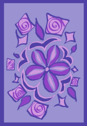 floral1 digital decorative art by meenal