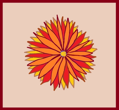 flower2 digital decorative art by meenal