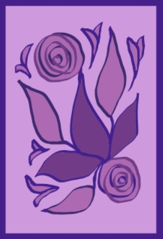 Petals2 digital decorative art by meenal