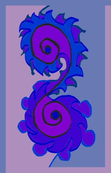 Spiral1 digital decorative art by meenal