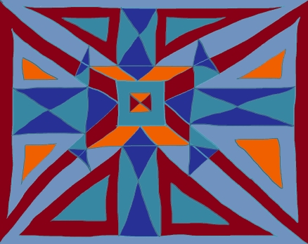 aztecish1 digital decorative art by meenal