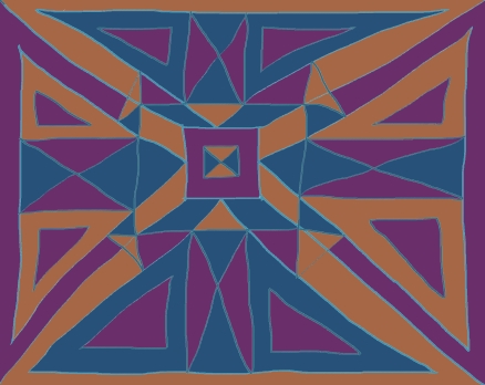 aztecish3 digital decorative art by meenal