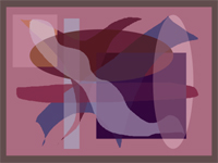 Flowing Geometry 1 digital decorative art by meenal