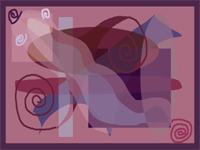 Flowing Geometry 2 digital decorative art by meenal