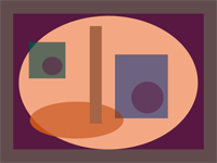 Quirky Geometry digital decorative art by meenal