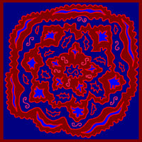 Magic Mandala 1 digital decorative art by meenal