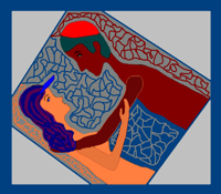 Dilemna_figurative_abstract digital art by meenal