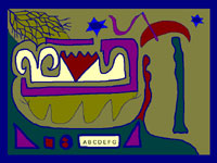 man Woman_figurative_abstract digital art by meenal
