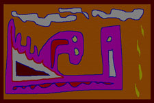factory digital art by contemporary Indian artist meenal