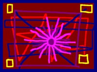 sun digital art by contemporary Indian artist meenal