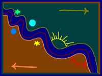 way digital art by contemporary Indian artist meenal